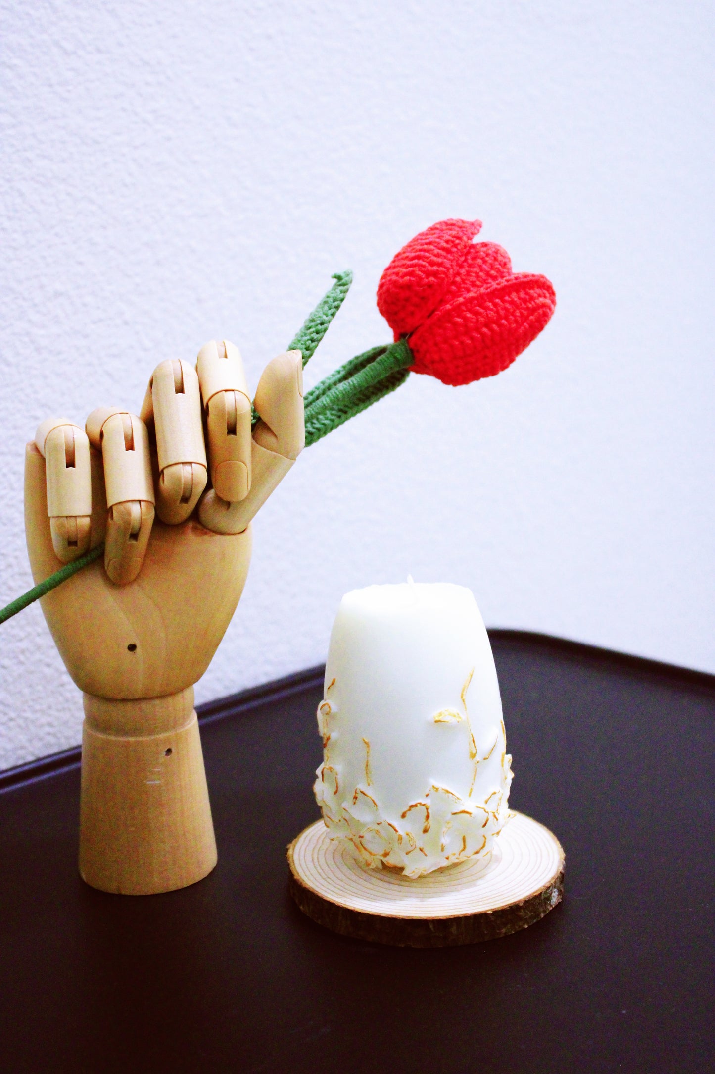 Velvet Gardenia Candle | Handmade Sculptural Candle | Aesthetic Decor