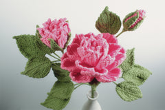 Oil-Painted Peony